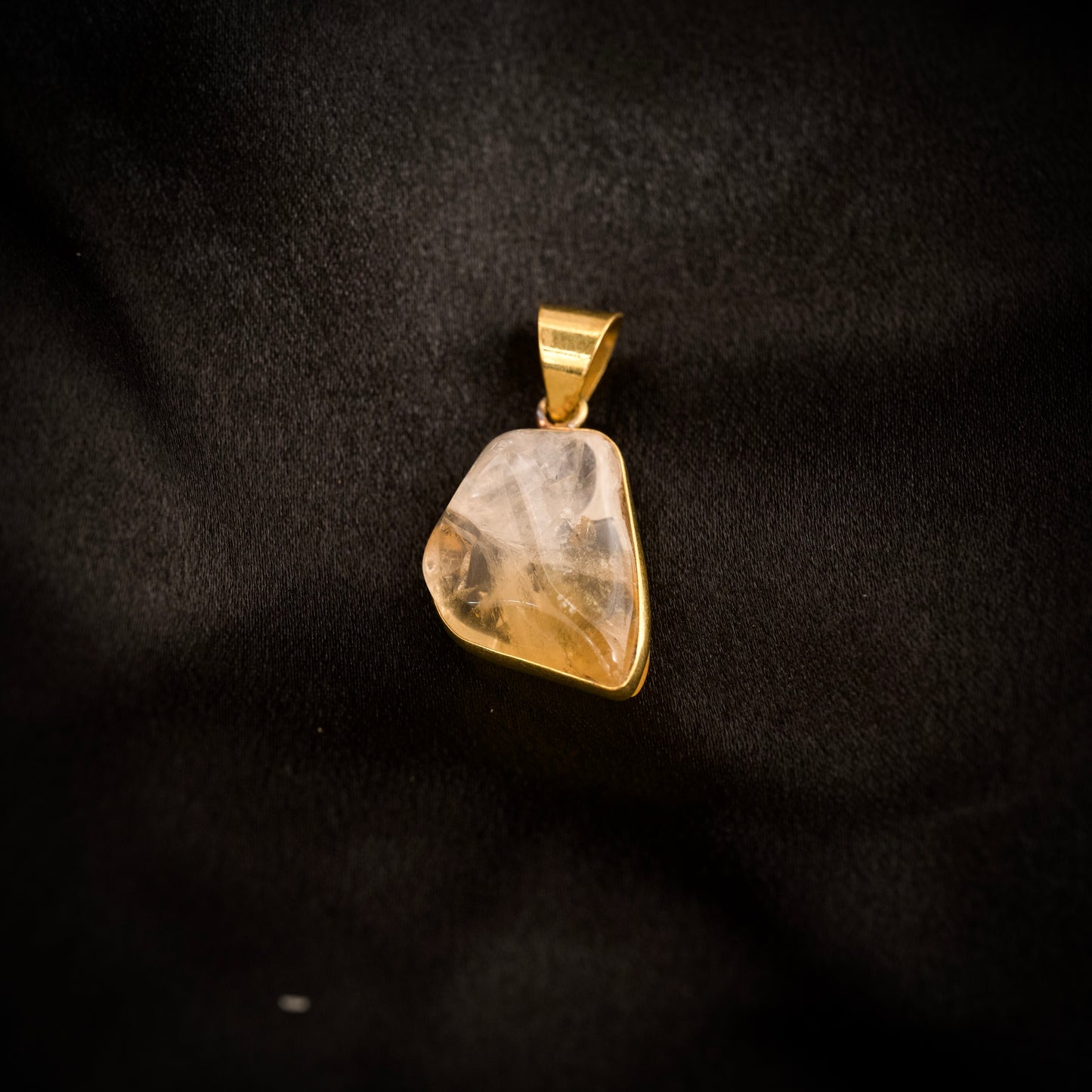 Natural Citrine Stone Pendant
