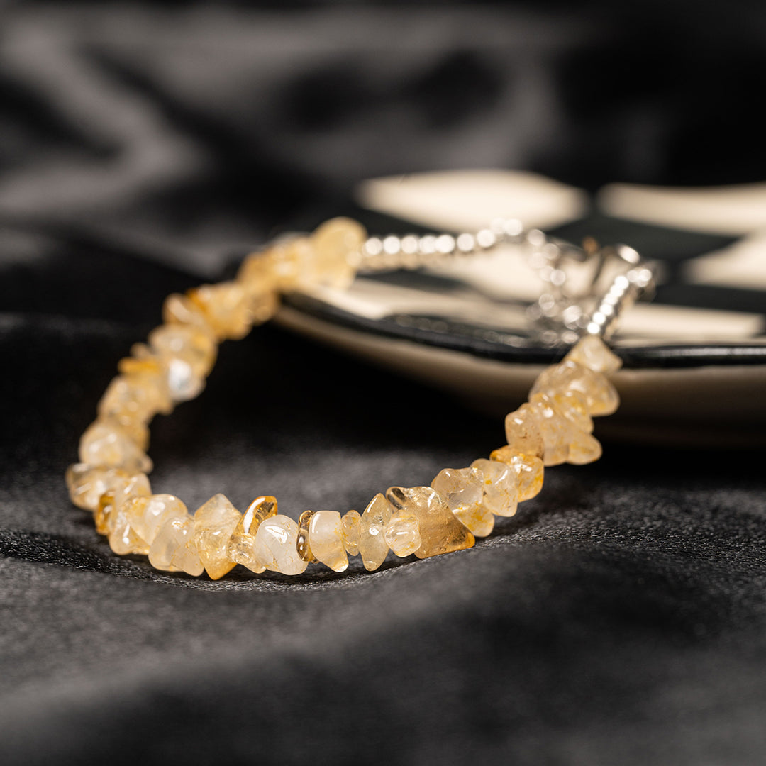 Raw Citrine Bracelet