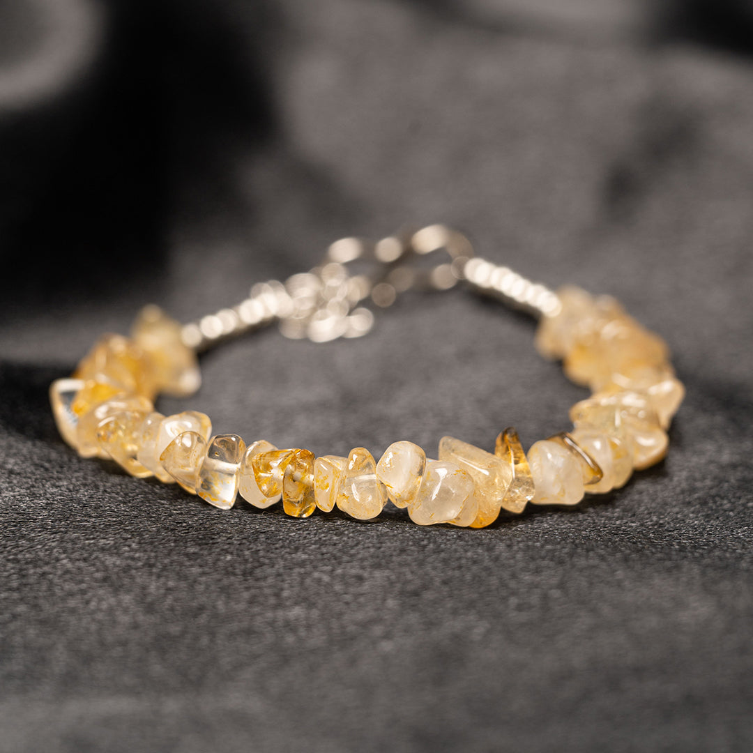 Raw Citrine Bracelet