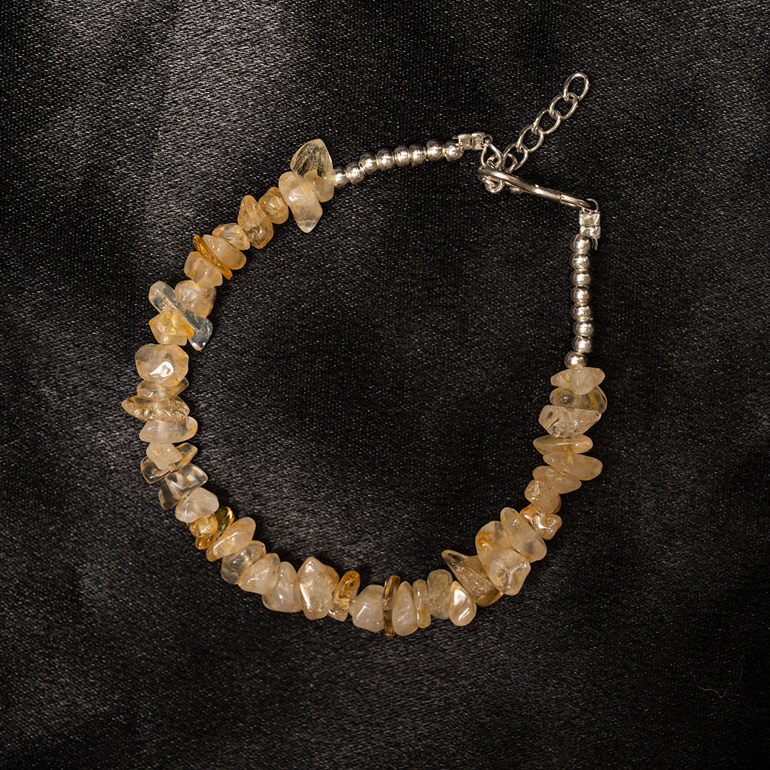 Raw Citrine Bracelet
