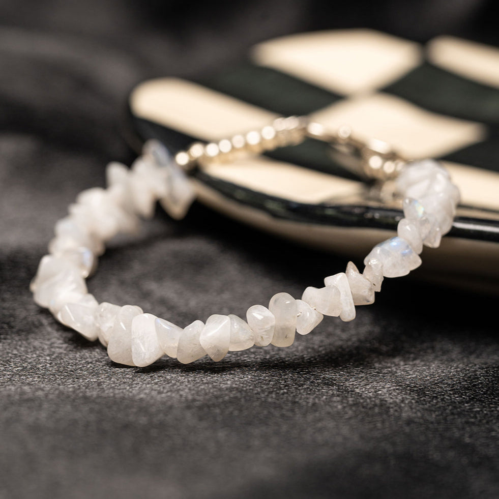 Raw Moonstone Bracelet