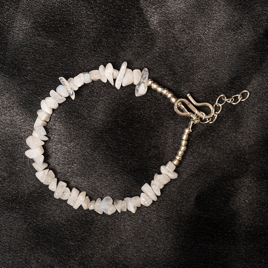Raw Moonstone Bracelet