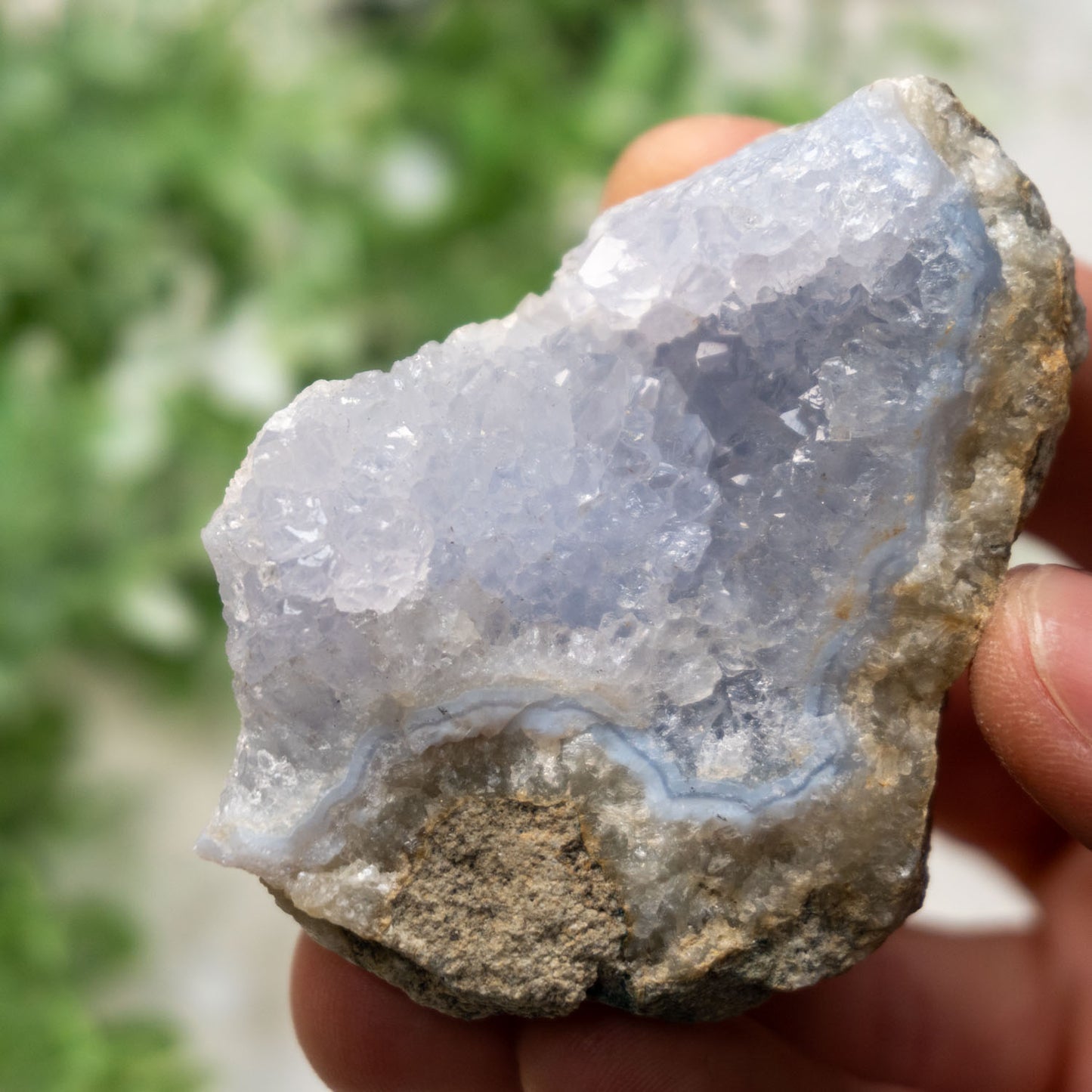 Blue Lace Agate Necklace